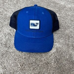 Vineyard Vines Blue and Black Hat